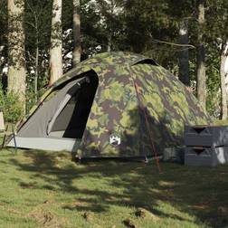 vidaXL 3-Personers Campingtelt Vandtæt Kuppel Camouflage