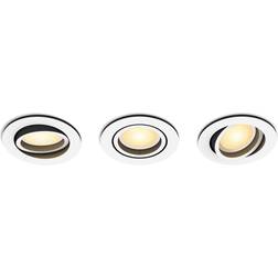 Philips Hue White Ambiance Einbauspot Milliskin 3er-Pack Spotlight