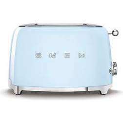 Smeg TSF01 2-Slice Wide-Slot Toaster - Pastel Blue