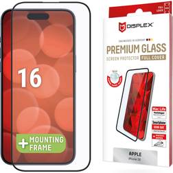 Displex Premium Anti-Reflex Panzerglas (super-entspiegelt, FC, 10H) für Apple iPhone 16 Pro Max