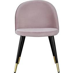 Venture Home Velvet Messing 2-pak Rosa Køkkenstol