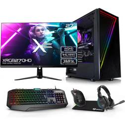 AWD-IT X= Infinity Intel i5 12400F 6 Core Nvidia RTX 3060 12GB 27" 1440p Monitor Package For Gaming