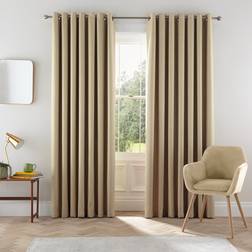 Helena Springfield Eden Lined Curtains 66" x 90" - Cream