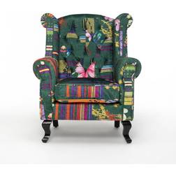 Rosalind Wheeler Danaye Wingback Chair 103.5 cm H X 82 cm W X 78 cm D Armchair 103.5cm