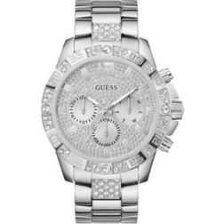 Guess Multi-function Silver Tone 48mm Silver (No Size)