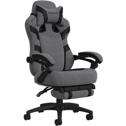 RESPAWN 110 Pro Gaming Chair Gaming Chair w/ Footrest, Ergonomic Computer Desk Chair in Light Gray 51.2" H X 28" W X 25" D Wayfair (51.2" H X 28" W X 25" D)