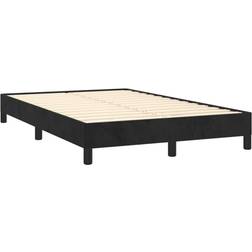 vidaXL Utan Madrass Svart 120x190 cm Sängram