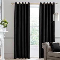 Laurence Llewelyn-Bowen Montrose Velvet Blackout-Coated Pair of 168 cm Width x 137 cm Drop