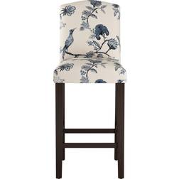 Birch Lane April Espresso/Shaana Indigo Bar Stool 46"