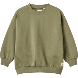 Wheat Kid's X Pernille Teisbæk Crewneck Hello - Green