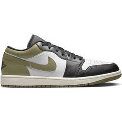 Nike Air Jordan 1 Low M - Black/Medium Olive/White