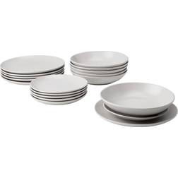 IKEA Färgklar Matt Light Gray Tallriksset 18st