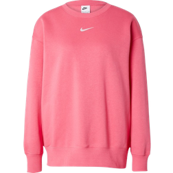 Nike Sportswear Phoenix Fleece Women's Oversized Crew Neck Sweatshirt - Aster Pink/Sail