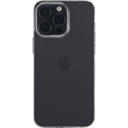 Hama fodral för iPhone 16 Pro (mobilskal, skyddsfodral för baksida, fodral, reptålig, extra skydd för kamera och display, trådlös laddning kompatibel, transparent, slim, tunt fodral) transparent