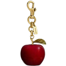 Coach Small Apple Bag Charm - Brass/Multi