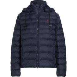 Polo Ralph Lauren Women's Water Repellent Packable Hooded Jacket - Navy