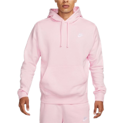 Nike Sportswear Club Fleece Pullover Hoodie - Pink Foam/White