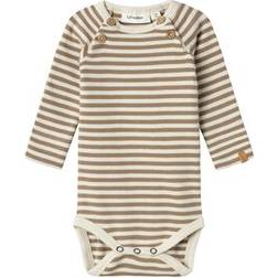 Lil'Atelier Long Sleeved Romper - Birch (13234252)