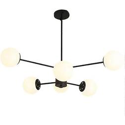 Sputnik Modern Globe Black Pendant Lamp 81cm