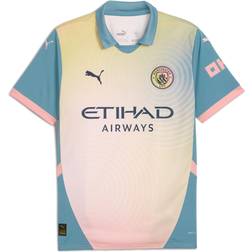 Puma Men's Manchester City 24/25 Fourth Jersey, Pink, XXL, Clothing