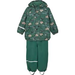 CeLaVi Regntøy Med Fleece - Smoke Furu