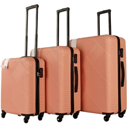 Neo Hard Shell Set of 3 - Rose Pink