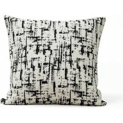 Shein Minimalist Chenille Zipper Pillow Pillow Case Black, White (50x30cm)