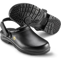 Sika 19467 Fusion ESD Clog lämplig för farma- livsmedelsindustri, sjukhus och vård, restaurang (HORECA) och kök, service och rengöring, svart