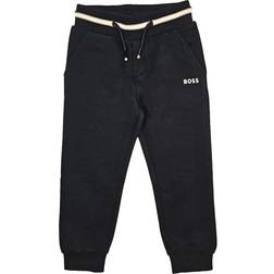 BOSS Baby's Jogging Pants with Logo Print - Black