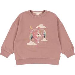 Konges Sløjd Lou Glitter Sweatshirt - Mahogany Rose