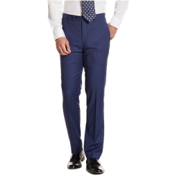 Calvin Klein Men's Slim-Fit Wool Infinite Stretch Suit Pants - Blue