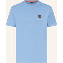 Napapijri T-shirt Loose Fit Fleece Cream - Bleu