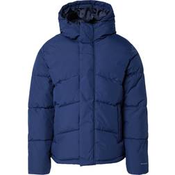 Jack & Jones World Puffer Jacket - Navy Blue