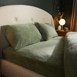 Silentnight Teddy Fleece Fitted - Sage Green Bed Sheet