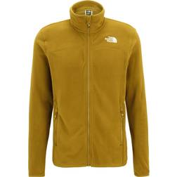 The North Face 100 Glacier FZ Fleece - Oliven/Hvid