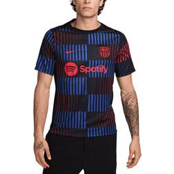 Nike Men's F.C. Barcelona Academy Pro Away Dri-Fit Football Pre-Match Short-Sleeve Top