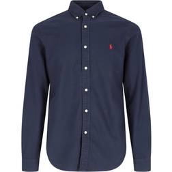 Polo Ralph Lauren Oxford Skjorte Med Ikonlogo - Navy