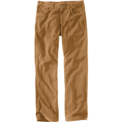 Carhartt Men's Rugged Flex Rigby Five Pocket Pant, Hickory, x