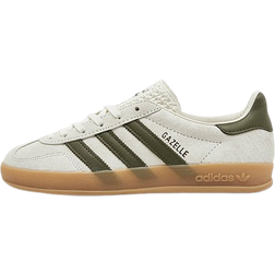 Adidas Gazelle Indoor W - White/Olive/Gum