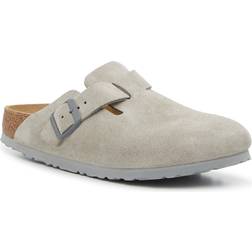 Birkenstock Women's Boston Soft Footbed Clogs, 37, Stone Coin