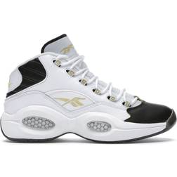 Reebok Question Mid - White/Black/Gold Metallic