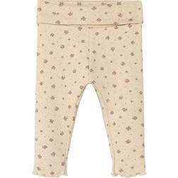 Name It Leggings Noella Kløver Pointelle Peyote Melange