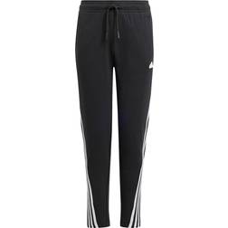 adidas Junior Future Icons 3-Stripes Ankle-Length Pants - Black/White