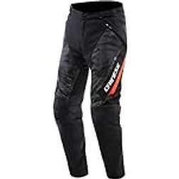 Dainese Drake 2 Super Air Tex Pants - Black/Anthracite/Red/Fluo