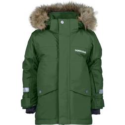 Didriksons Bjärven Kid's Parka - Pine Green (505470-h14)