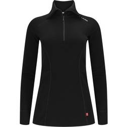 Aclima Women's Warmwool Polo Merino shirt XL, black