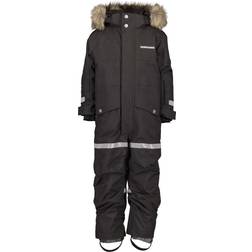 Didriksons Kid's Bjärven Coverall - Black