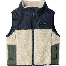 Name It Kid's Teddy Gilet - Dark Sapphire