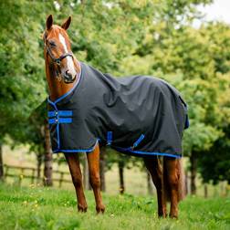 Horseware Regntäcke Amigo Ripstop 900 Original Svart/Blå "145cm 6'6"
