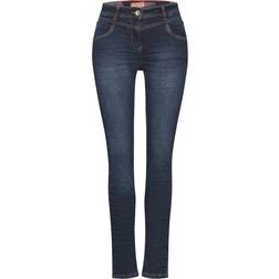 Cecil Slim-fit-Jeans Style Vicky - Mid Blue Wash